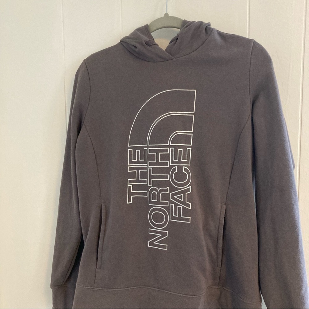 The North Face Women's Half Dome Big Logo Pullover Hoodie, Mauve Size Small - Picture 2 of 6